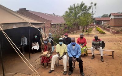 Pitching tents to fight coronavirus