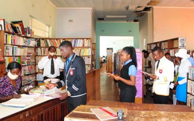 Church school’s library restocked after fire
