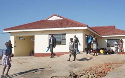 Zimbabwean family shares bounty with church